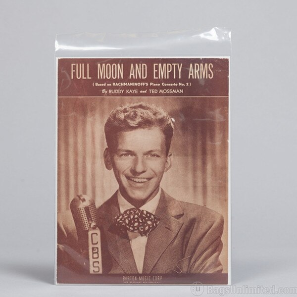 SMALL Sheet Music Sleeve